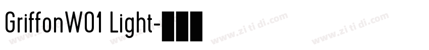 GriffonW01 Light字体转换